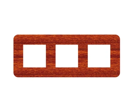 Рамка 3-на EFAPEL Latina EU черв.дерево