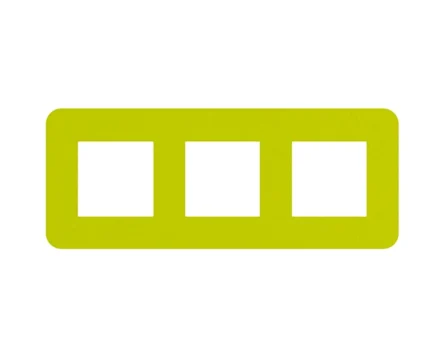 Рамка 3-на EFAPEL Latina EU зелен.