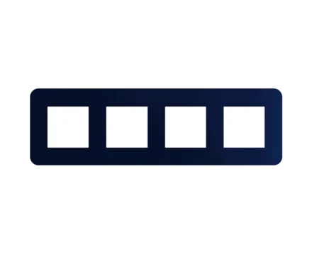 Рамка 4-на EFAPEL Latina EU син.