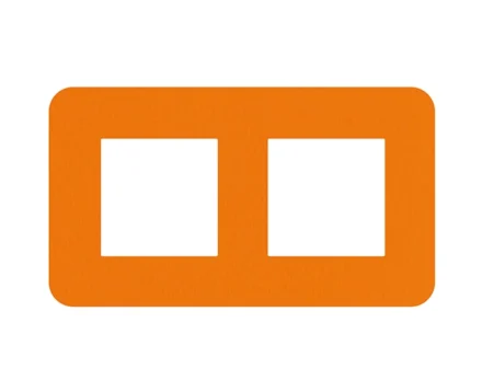 Рамка 2-на EFAPEL Latina EU помаранч.