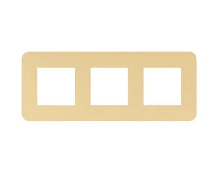 Рамка 3-на EFAPEL Latina EU золото