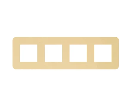 Рамка 4-на EFAPEL Latina EU золото