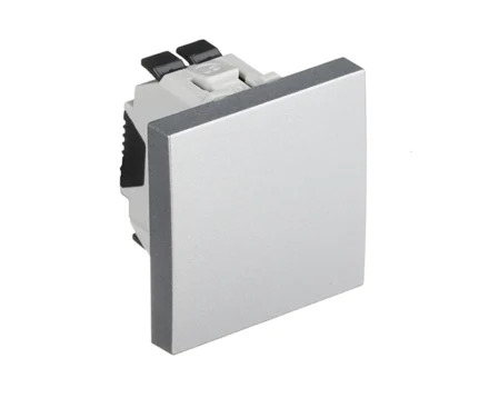 Вимикач 1кл. перехр. EFAPEL QUADRO 10АХ, 250V, алюміній