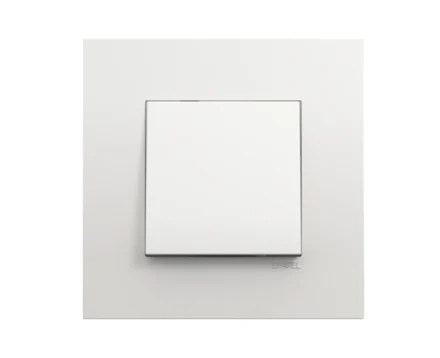 Вимикач 1кл. перехр. EFAPEL QUADRO 10АХ, 250V, білий матовий