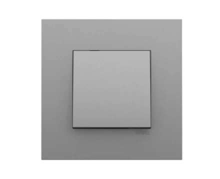 Вимикач 1кл. сход. EFAPEL QUADRO 10АХ, 250V, алюміній