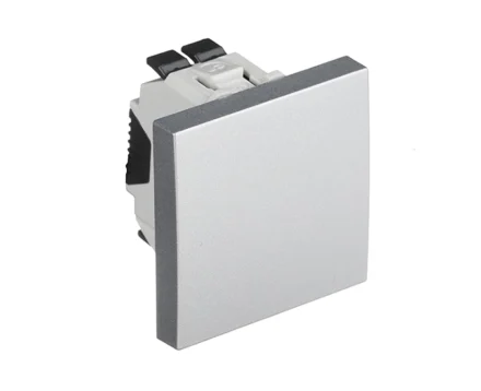 Кнопка дзвінка EFAPEL QUADRO алюміній