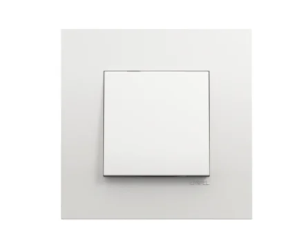 Кнопка дзвінка EFAPEL QUADRO білий глянцевий
