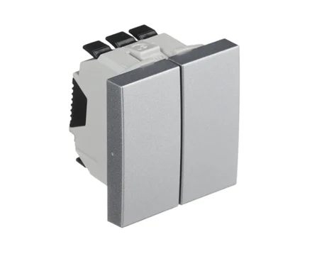 Вимикач жалюзі EFAPEL QUADRO алюміній