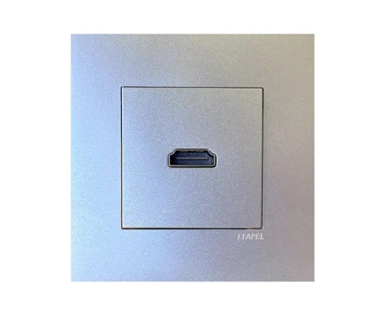 Розетка 1-на HDMI EFAPEL QUADRO алюміній
