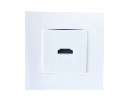Розетка 1-на HDMI EFAPEL QUADRO білий глянцевий