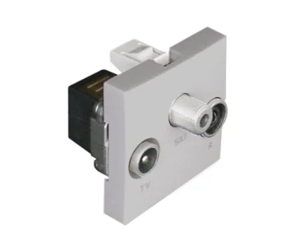 Розетка TV кінцева TV-R-SAT EFAPEL QUADRO алюміній