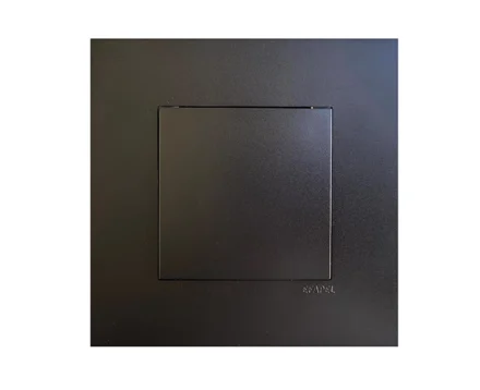 Заглушка Efapel QUADRO чорний матовий