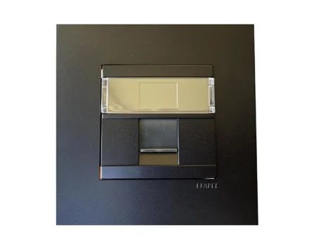 Розетка PC EFAPEL QUADRO RJ45 5e чорний матовий