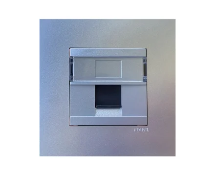 Розетка TF EFAPEL QUADRO RJ11 алюміній