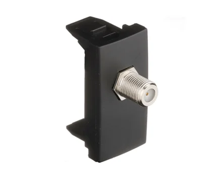 Розетка TV базова EFAPEL QUADRO тип F чорний матовий