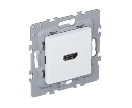 Розетка 1-на HDMI EFAPEL Latina білий матовий