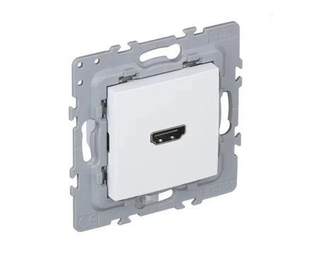 Розетка 1-на HDMI EFAPEL Latina білий глянцевий