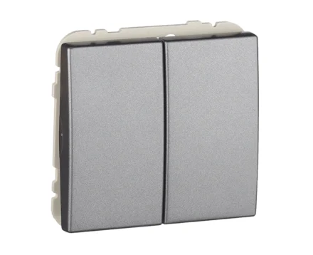 Вимикач жалюзі Efapel Apolo металік графітовий