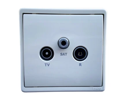 Розетка TV кінцева Efapel Apolo R TV-SAT слонова кістка