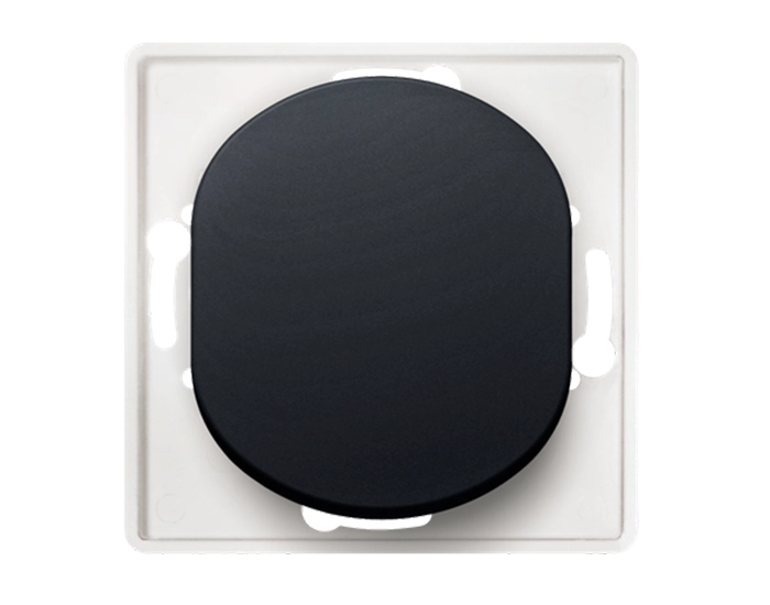 E607.E1 Механізм вимикача 1-кл сход. Aling-Conel EON, чорний матовий