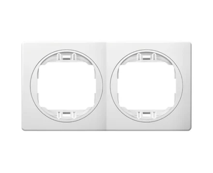 Рамка 2-на гориз. Aling-Conel EON, білий-білий