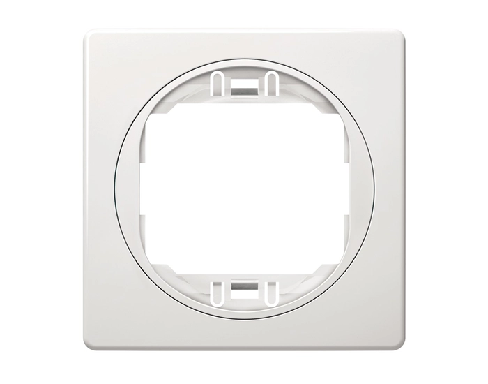 E6801.00 Рамка 1-на Aling-Conel EON, 80*80 білий-білий