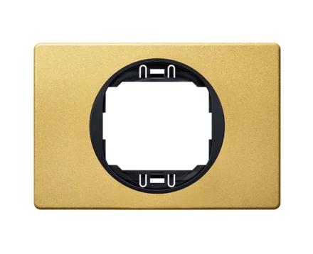 Рамка 1-на Aling-Conel EON, 80*120 золото-чорний