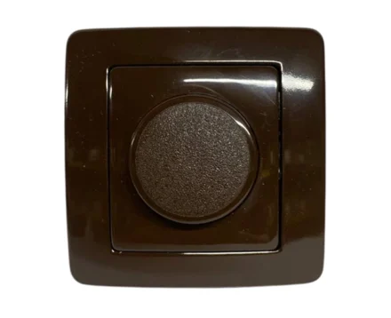 Світлорегулятор повор. 400Вт ТЕМ EKONOMIK шоколад