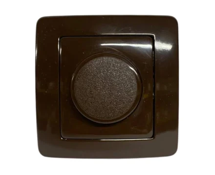 Світлорегулятор повор. 400Вт LED д/ламп ТЕМ EKONOMIK шоколад