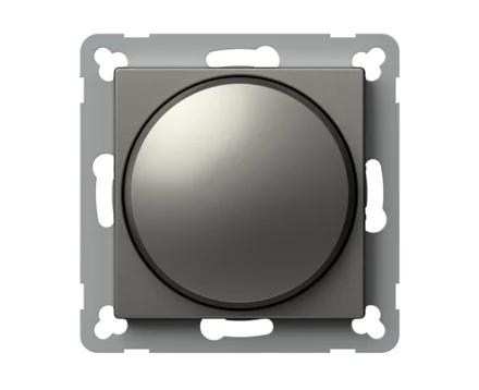 Світлорегулятор повор. LED 0-100Вт TEM LOGIQ титан