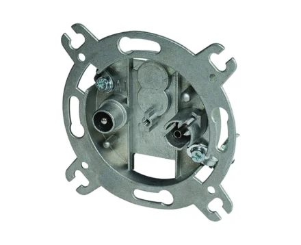 Розетка телев. кінцева TVR ТЕМ EKONOMIK без рамки, біла