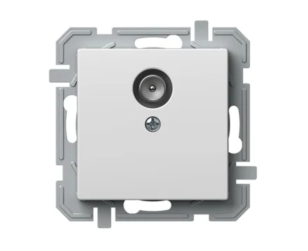 Розетка телев. базова TVR 0dB TEM LOGIQ, біла