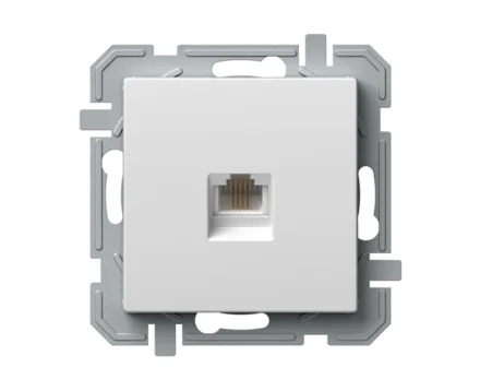 Розетка телеф. RJ11 6/4 TEM LOGIQ, біла