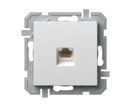 Розетка комп'ютерн. RJ45 Cat 5e TEM LOGIQ, біла