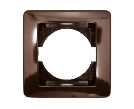 Рамка один. ТЕМ EKONOMIK OE10CB шоколад