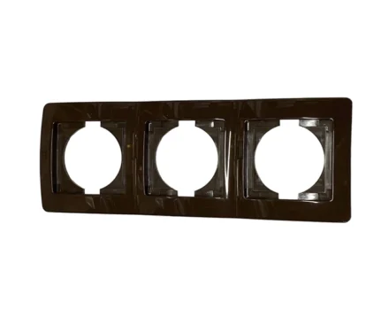 Рамка потр. верт. ТЕМ EKONOMIK OE31CB шоколад