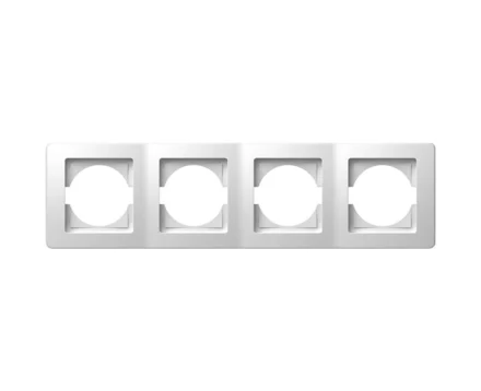 Рамка 4-кр. гориз. ТЕМ EKONOMIK біла