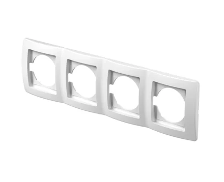 Рамка 4-кр. гориз. ТЕМ EKONOMIK біла