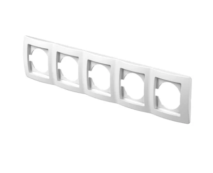 Рамка 5-на. гориз. ТЕМ EKONOMIK біла