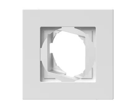 Рамка 1-на TEM LOGIQ FLAT, біл.