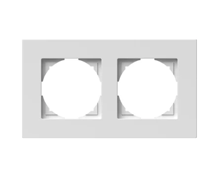 Рамка 2-на універс TEM LOGIQ FLAT, біл.