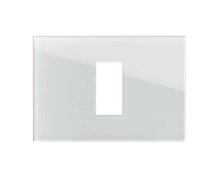 Рамка 1/3М TEM MODUL EDGE скло біле