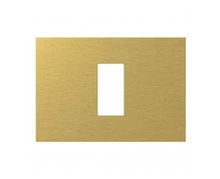 Рамка 1/3М TEM MODUL EDGE метал золотий