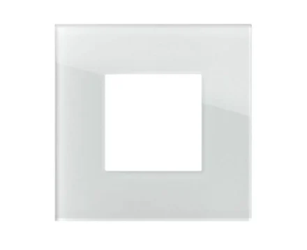 Рамка 2М TEM MODUL EDGE скло біле