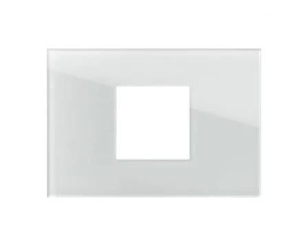 Рамка 2/3М TEM MODUL EDGE скло біле