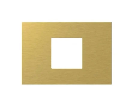Рамка 2/3М TEM MODUL EDGE метал золотий