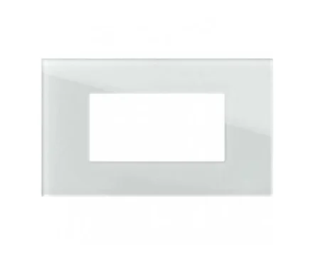 Рамка 4М TEM MODUL EDGE скло біле