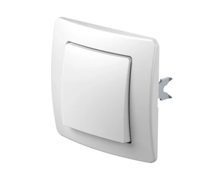 Вимикач 1-кл. 250V/10A ТЕМ EKONOMIK без рамки, білий