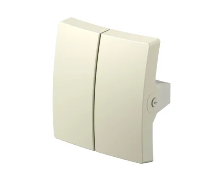 Вимикач 2-кл. 250V/10A ТЕМ EKONOMIK без рамки, сл. кістка