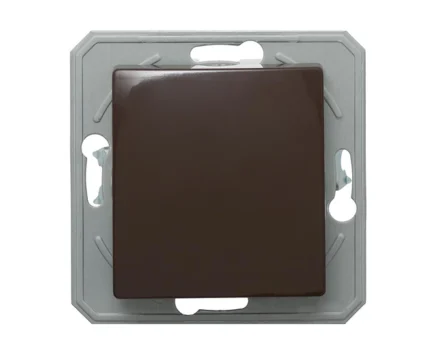 Вимикач сход. 250V/10A ТЕМ EKONOMIK без рамки, шоколад